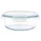 Martha Stewart Round Glass Food Storage Container with Locking Lid